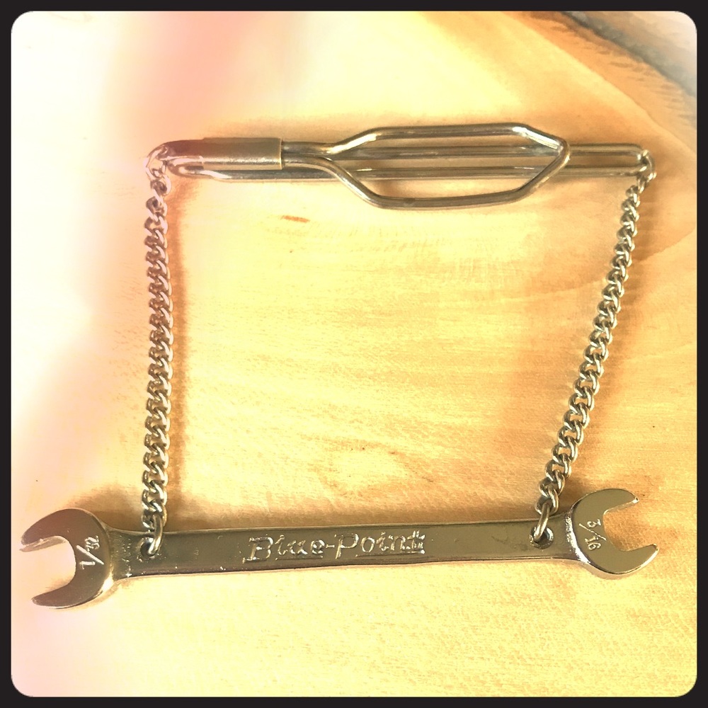 Vintage Tie Chain/Clip BLUE POINT TOOLS Wrench.